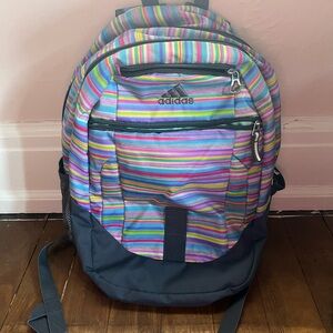 adidas Multicolor Striped Backpack